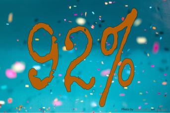 92%